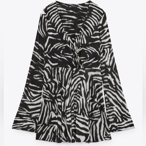 Flash Sale 🎉Zara - Zebra Printed Dress